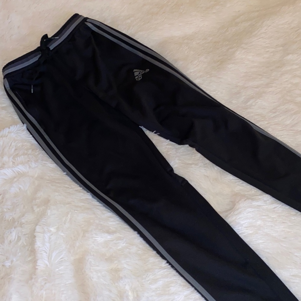 Adidas Striped Climacool Gray Pants!! Size XS